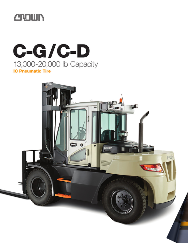 Counterbalance IC Gas C-G/C-D Forklift Product Information - Catalog - Page 1