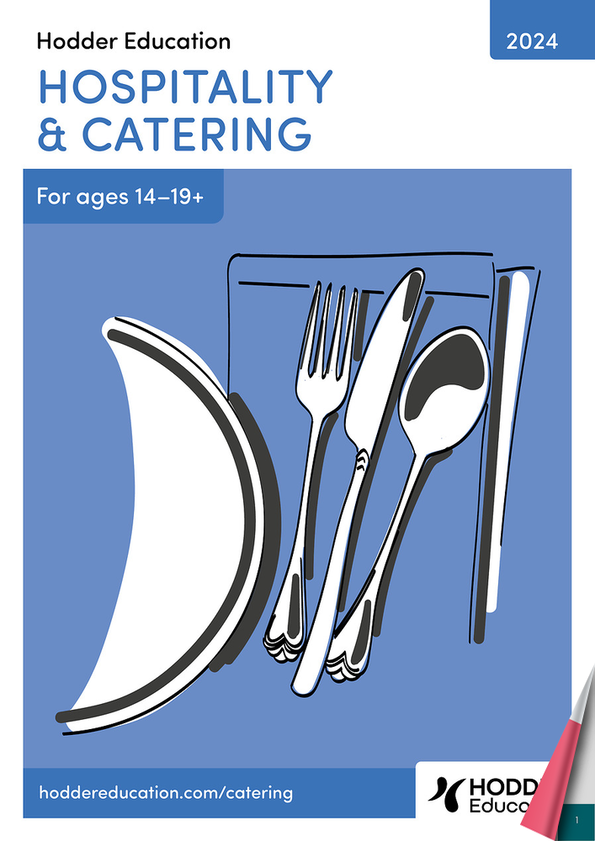 Hodder Education Hospitality & Catering 2024 Catalogue Catalog Page 1